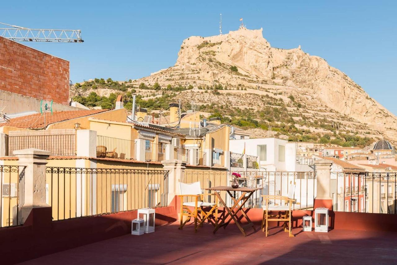 Alc - Stylish Studio With Fantastic Terrace, Old Town Alicante Exterior photo